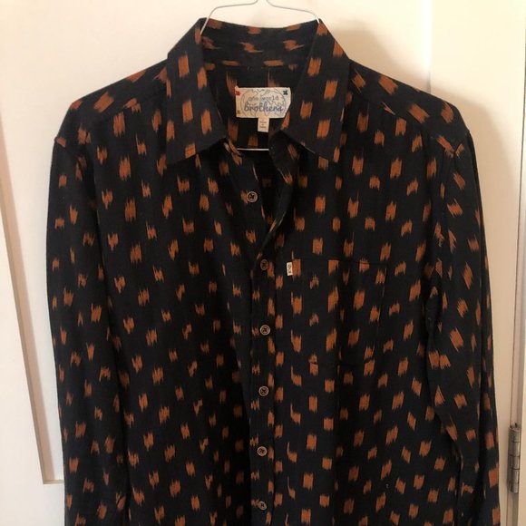 One World Brothers Mens L Button Down - Picture 3 of 4